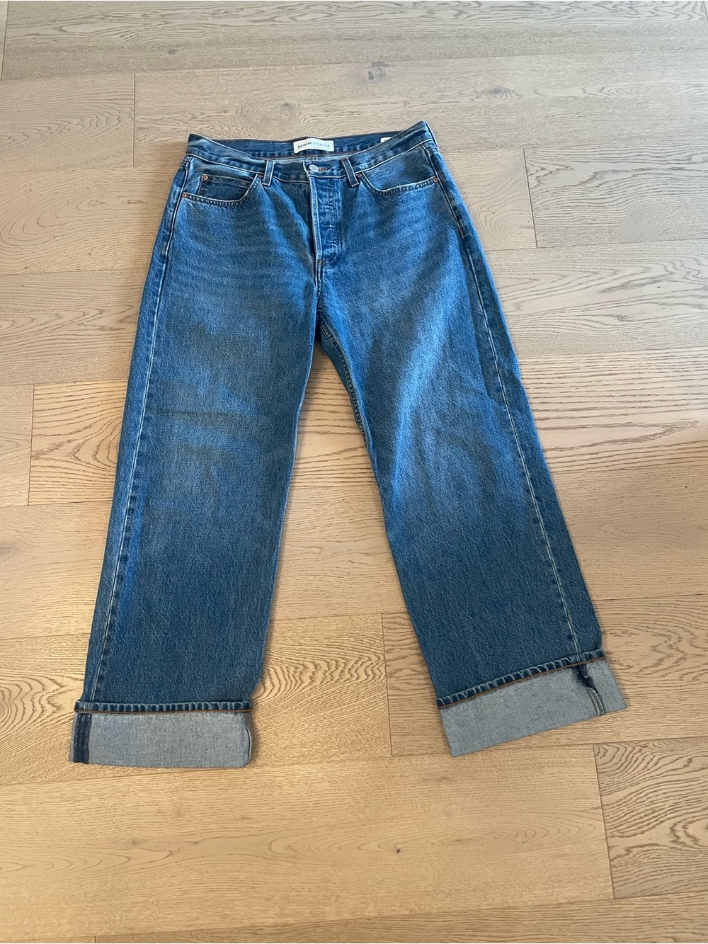 Denim Forum 90s Vintage Lo-Rise Cuffed